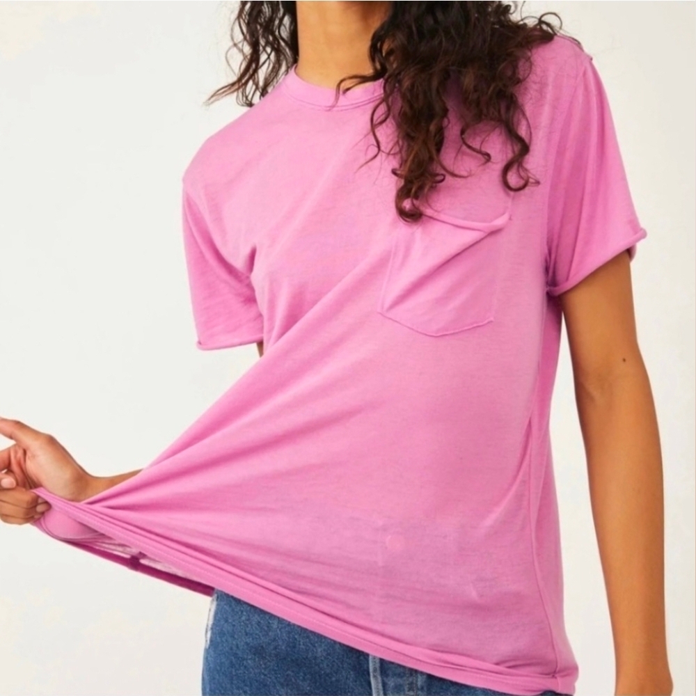 Free People Vella Short Sleeve Tee XS
